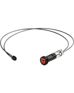 LENKLOCK LENKLOCK Zahlen-Kabelschloss schwarz-orange 130cm