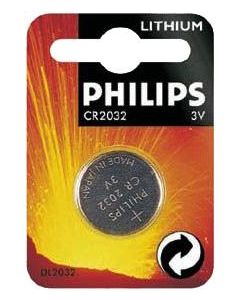 PHILIPS CR2032 3V Knopfbaterie silber