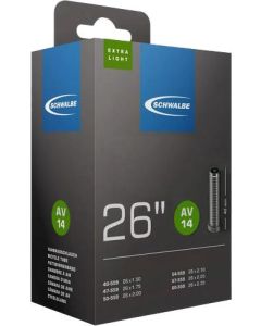 SCHWALBE NR.14 AV14 26x1.50-2.35" 40-60-559 Schlauch schwarz