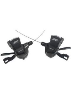 SHIMANO DEORE XT 2-3fach m.A. Schalthebel schwarz