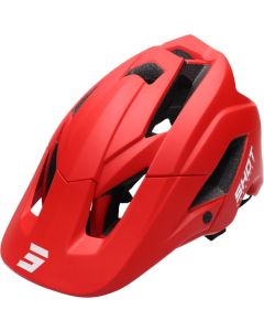 SHOT CLIMB Mountainbikehelm matt rot M