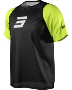 SHOT NO DEFENDER Fahrrad T-Shirt neon gelb XXL