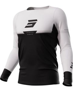 SHOT ROGUE STOK Fahrrad Jersey langarm weiss S