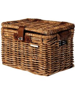 BASIL RATTAN BASKET COLLECTION Fahrradkorb braun
