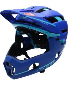 BELL SUPER AIR R SPHERICAL MIPS Downhillhelm matt blau-blau L 58-62cm