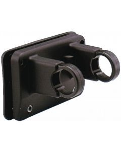 KLICKFIX Festkorbhalter schwarz 22 - 31,8 mm