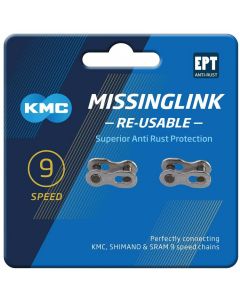 KMC MISSINGLINK Verschlussglied 9R EPT für Kette 606mm 9-fach silber