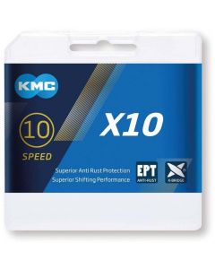 KMC  X10 EPT 1-2" x 11-128" 114 Glieder 5,88mm 10-f. Schaltungskette silber