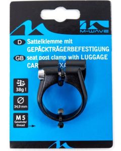 MESSINGSCHLAGER M-WAVE Gepäckträgerbefestigung schwarz