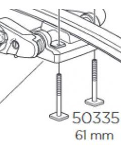 THULE M6x61 Schraube für Fahrradträger grau