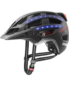 UVEX FINALE LIGHT 2.0 Fahrradhelm schwarz-silber 56-61cm
