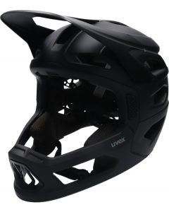 UVEX REVOLT Downhillhelm matt schwarz 52-57cm