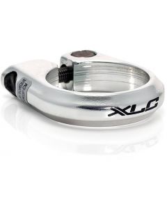XLC Sattelstütz-Klemmring PC-B02 Ø 28,6mm Alu mit Innensechskant  silber