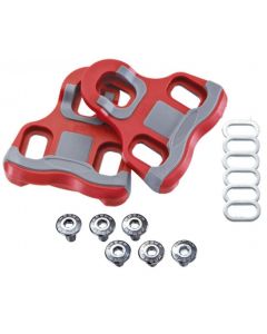 XPEDO Thrust 7 System 6° rot, Look Keo kompatibel Ersatzcleats rot-grau