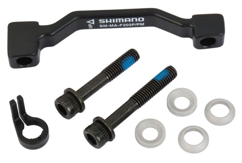 SHIMANO DISC BRAKE MOUNT SM-MA F 203mm P-S Adapter