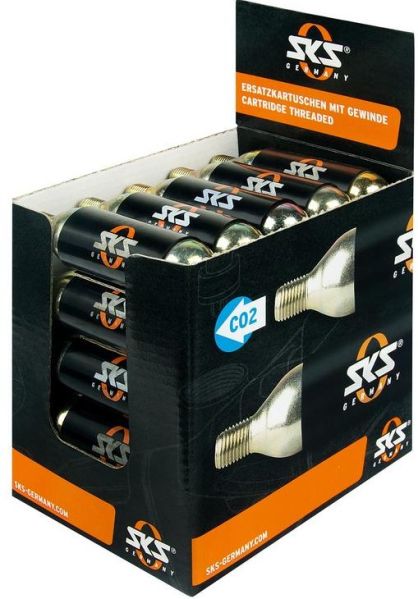 SKS CO2 KARTUSCHE 16 GR. mit Gewinde u. Kälteschutz