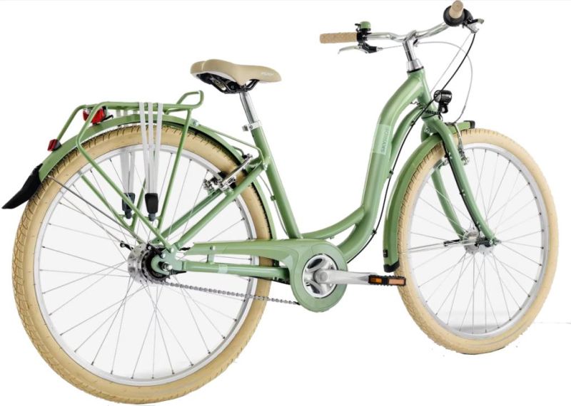 PUKY SKYRIDE 26-7 CLASSIC Kinderrad retro grün