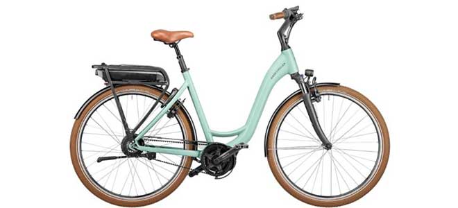 E-Bike für Damen mintgrün