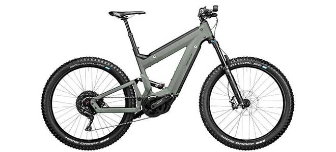 E-Bike Hardtail grau