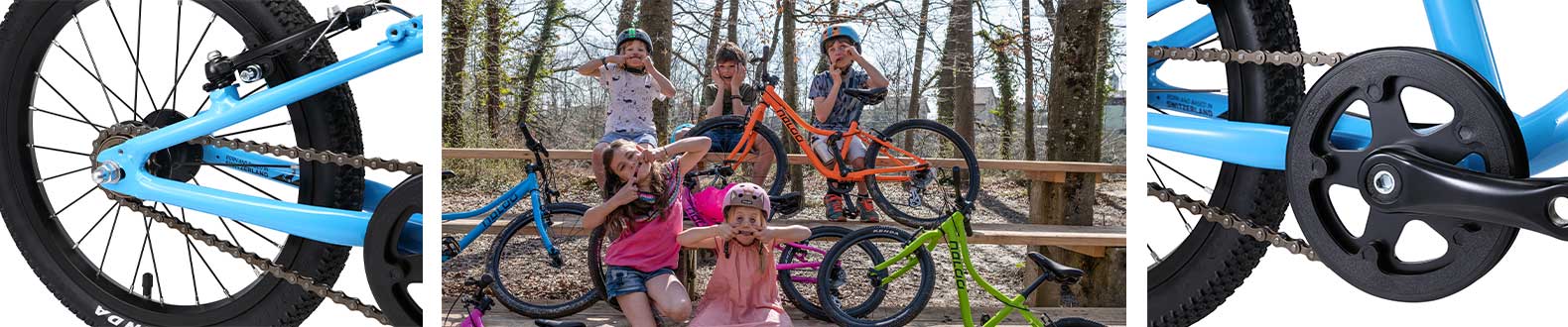 Details bei einem Kinderfahrrad 16 Zoll