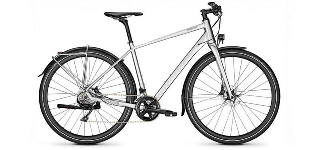 Trekkingrad silber